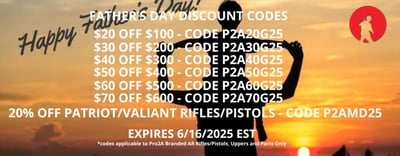 Pro2A Tactical - Father's Day Discount Codes Start Now! - $20