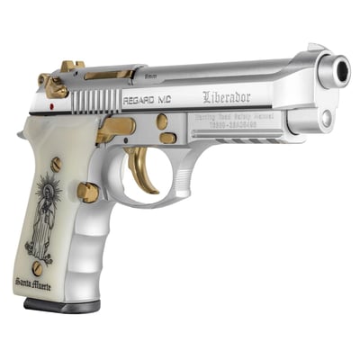 EAA Corp Girsan Regard MC Liberator "Santa Muerte" Stainless 9mm 4.9" Barrel 18-Rounds - $509.45 (E-Mail Price) 