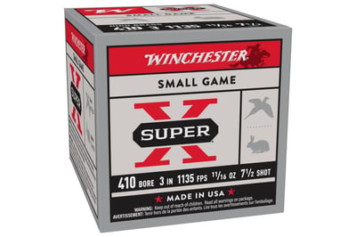 Winchester X4137 Super-X Shotshell 410 Bore 11/16 oz 3in Centerfire Shotgun Ammo, 250 Rounds - $149