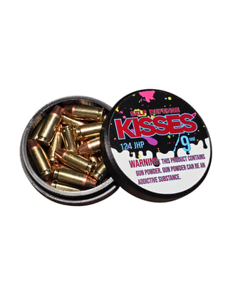 Self Defense Kisses - 9mm 124gr JHP with Puck - $31 