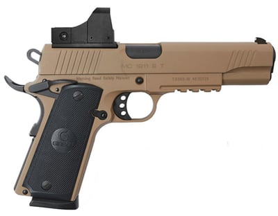 EAA Girsan MC1911S Government 45 ACP 5" 8rd w/ Red Dot - FDE - $602.99 (FREE Shipping on Firearms)