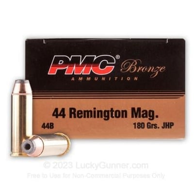 PMC 44 Mag 180 Grain JHP 500 Rounds - $390