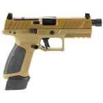 Beretta APX A1 Full-Size Tactical, 9mm, 4.8" Threaded Barrel, 3- 21rd Magazines, Optics Ready, FDE, Pistol - $399.99 