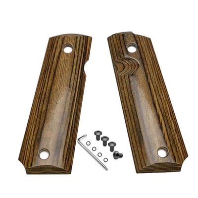 Guuun Basic Wood Grip For 1911 Colorful Synthetic Wood, Ultra-Low Cost Upgrade - $13.77  + FREE Shipping