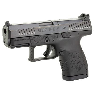 CZ P-10 S OR 9mm 3.5" 12rd Pistol, Black - 91568 - $299.99 