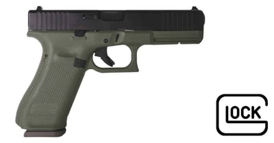 Glock 17 Gen5 9mm 4.48" Barrel Battlefield Green 17+1 Rounds - $519.99 after code "ULTIMATE20"