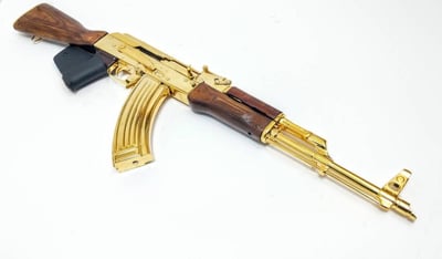 Zastava M70 24KT Gold Plated AK47 Rifle - $5499.99 