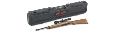 Ruger 10/22 22LR Combo with Viridian 3-9X40 Scope & Hard Case - $288.99