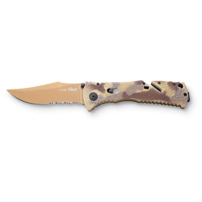 SOG Trident Desert Camo Locking Knife - $39.99 (Buyer’s Club price shown - all club orders over $49 ship FREE)
