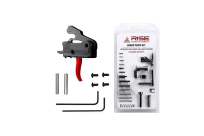 Rise Armament RAVE 140 Red Drop-in Trigger + LPK Curved - $129.95 