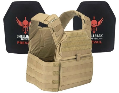 Shellback Tactical Banshee Active Shooter Kit with Level IV Plates - $327.99 w/code "LAPGCM22" ($4.99 S/H over $125)