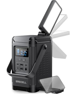 240W Portable Power Station 153.6WH Solar Generator, Battery Dual Way 100W PD with Integrated Stand for Outdoors, Camping, Travel (No Wall Charger Included) - $59.98 (Prime Member Price) + FREE Shipping
