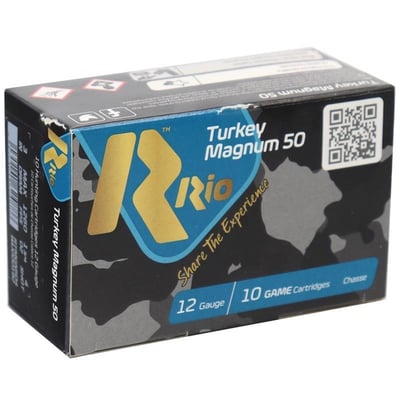 RIO Royal Turkey Magnum 50 12ga 3" 1 3/4oz #6 Shot 1260 FPS 10/RD - $4.99 