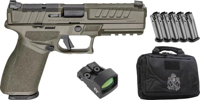 Springfield Armory Echelon OD Green 9mm 4.5" Barrel 10-Rounds 5 Mags, CT1500 Red Dot - $607 