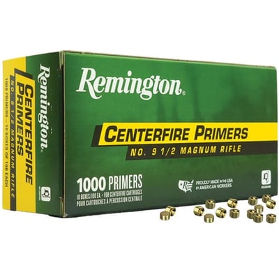 Remington Centerfire Large Rifle Primers- 9-1/2 Magnum Rifle - $64.99 