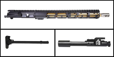 Davidson Defense 'Vector' 16" AR-15 .223 PVD Gold Rifle Complete Upper Build - $404.99 (FREE S/H over $120)