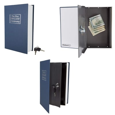 Stalwart Lock Box with Key, Diversion Book Safe - $9.41 + Free S/H over $25 (Free S/H over $25)