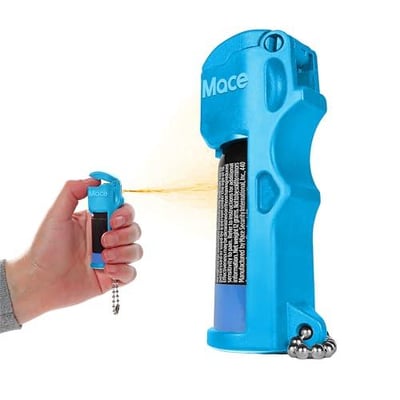 Mace Pepper Spray - Triple Action Pepper Spray Pocket Model, 3-in-1 Formula (OC, Tear Gas, UV Dye), 12g, 10 Feet - Blue - $8.99 + FREE Shipping