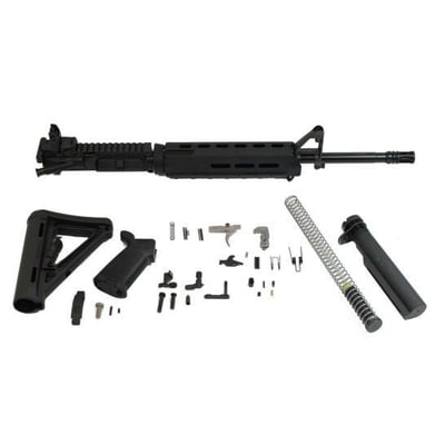 PSA 16" Midlength 5.56 NATO 1/7 Phosphate MOE EPT Rifle Kit & Rear MBUS - $319.99