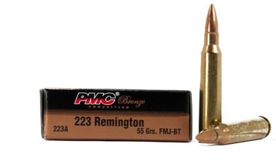 50 Boxes of PMC Bronze .223 Rem Ammo 55 Grain FMJ-BT, 1000rds - $399.99 