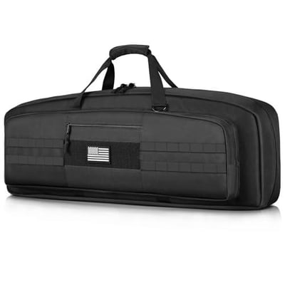 50% off CVLIFE 30" 36" Soft Rifle Case Tactical Double Long Gun Bag, Rifle Bag Gun Case with Lockable Zipper and Adjustable Shoulder Strap for Outdoor Hunting Shooting Range w/code 89899ETZ - $22 + FREE Shipping