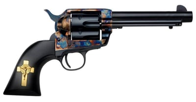 Pietta 1873 Hand of God Revolver .357 Mag 5.5" BBL 6rd Walnut Grip w/ Cross Black - $631.74 