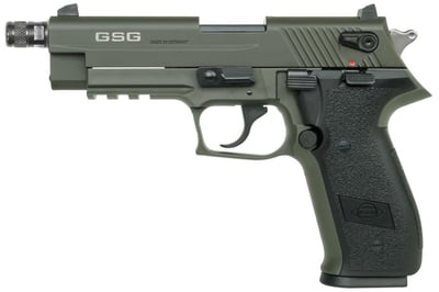 Gsg Firefly 22LR DA/SA OD Green Rimfire Pistol with Threaded Barrel - $202.78 