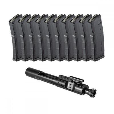 Brownells M16 BCG 5.56mm NATO & AR-15 30-Round PMAG GEN M2 10 Pack - $161.99 after code "WLS10" 