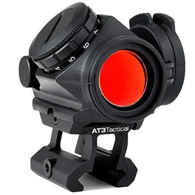 AT3 Tactical RD-50 PRO Red Dot Sight with Riser for Cowitness with Iron Sights 2 MOA Compact - $84.99 (Free S/H over $25)