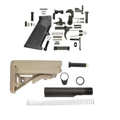 SOPMOD AR-15 Lower Build Kit - FDE - $83.96 