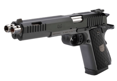 Arsenal Firearms AF2011 Double Barrel Pistol Black Magic .45ACP Dueller Prismatic - $5980 (S/H $19.99 Firearms, $9.99 Accessories)