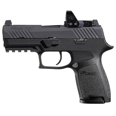 Sig Sauer P320 Compact Nitron 9mm 3.9" Compliant Pistol w/ROMEO1PRO, Rail, Contrast Sights, and (2) 10rd Steel Mags - $599.99 (Free Shipping over $250)