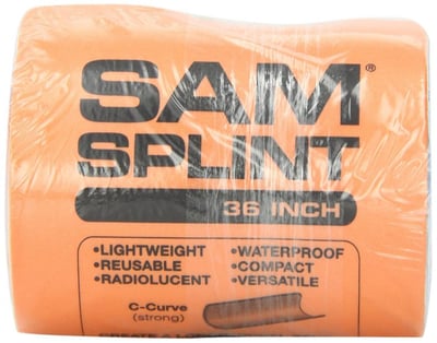 SAM Rolled Splint 36", Orange/Blue - $8.67 shipped (Free S/H over $25)