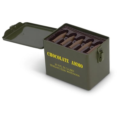 Chocolate Bullet- Military Style Collectors Tin - $11.69 (Buyer’s Club price shown - all club orders over $49 ship FREE)