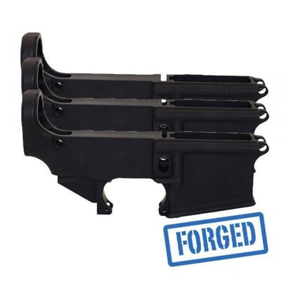 80% AR-15 Anodized Forged Lower Receiver – 3 Pack American Made Tactical - $162