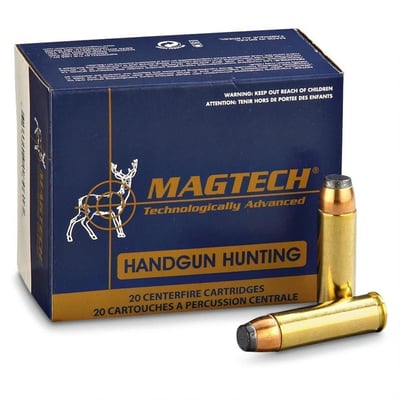 Magtech Revolver .500 S&W 400 Grain SJSP 20 rounds - $46.35 (Buyer’s Club price shown - all club orders over $49 ship FREE)