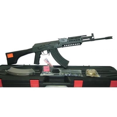 I.O. M247-T AK-47 Semi-Auto Premium Grade Tactical Rifle, U.S. Made 7.62x39 Caliber, w/ 2 Mags, Hard Case - $549.99