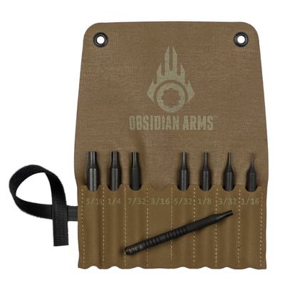 Obsidian Arms Professional Drive Pin Starter Punch Set 8-Piece - $45 (FREE Shipping over $50)