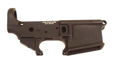 KG NFA Engraved Aluminium 7075 T6 Stripped Lower Receiver- $89.99