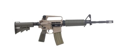 Evolve Weapon Systems CAR-15 5.56 NATO AR-15 Rifle 14.5" Bbl Pinned and Welded 30rd FDE - $1499.99