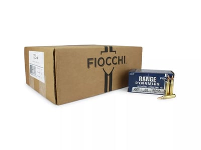 Fiocchi Range Dynamics, .223 Rem, 55 Grain, FMJ, 1000 Round Case - $399.99 