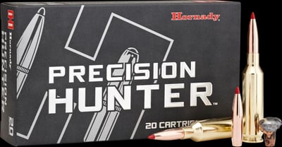 Hornady Precision Hunter Ammunition 6mm Creedmoor 103GR ELD-X Polymer Tip Per 20 - $44.99