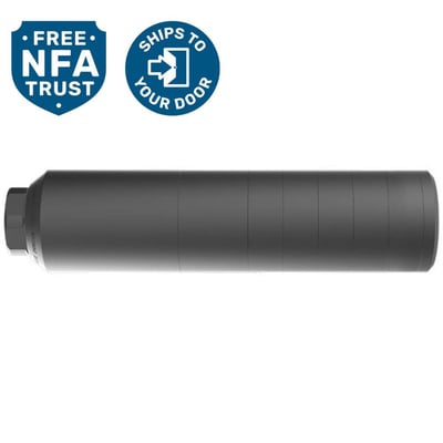 Gunwerks 6IX Ti 6.5mm/30 Caliber Thread Adapter Suppressor Black - $995