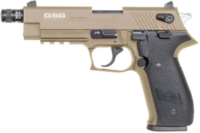 Gsg GSG Firefly 22LR DA/SA Flat Dark Earth (FDE) Rimfire Pistol with Threaded Barrel - $202.78