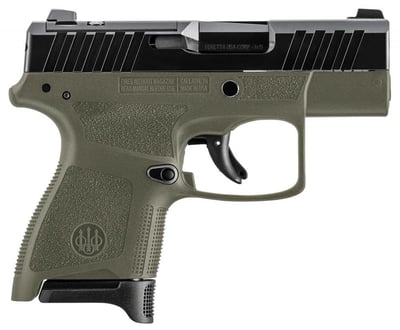 Beretta APX A1 OD Green 9mm 3.3" Barrel 6-Rounds with 2 Magazines - $349.99.00 ($9.99 S/H on Firearms / $12.99 Flat Rate S/H on ammo)