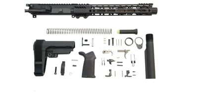 PSA 10.5" Pistol-Length 300AAC Blackout 1/8 Phosphate 12" Slant M-Lok MOE EPT SBA3 Pistol Kit - 5165448818 - $449.99 