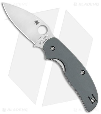 Spyderco Sage 1 Liner Lock Knife Gray G-10 (3" Satin Maxamet) C123GPGY - $206.50 (Free S/H over $99)