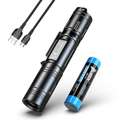 WUBEN 1200 Lumens LED Flashlight USB Rechargeable (18650 Battery Included) IP68 Waterproof Ultra Bright Tactical Flash - $25.49 (Free S/H over $25)