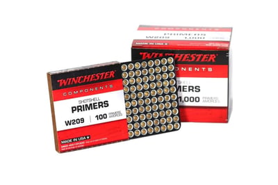 Winchester Ammo W209 Shotshell 209 Shotgun Primers - 5000 count case - W209 - $119.99 