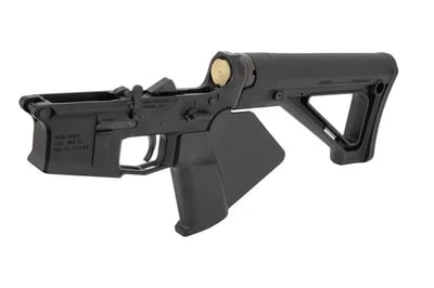 Aero Precision M4E1 Featureless Complete Lower Receiver - Magpul Fixed Carbine Stock - Black - $199.99